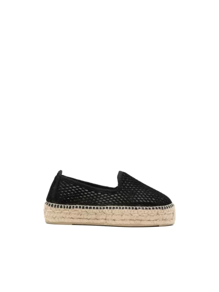 Espadryle Manebi z siateczką czarne
