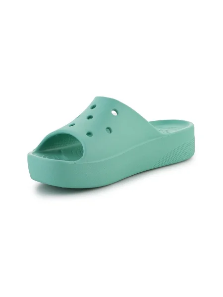 Tenisky Crocs na platforme zelená