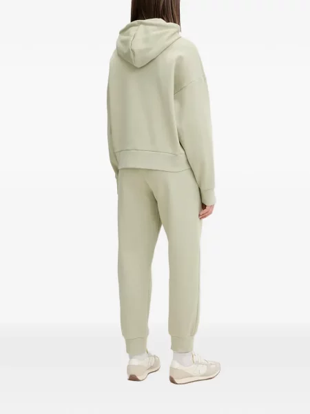 Trčanje hlače Ea7 Emporio Armani s printom zelena