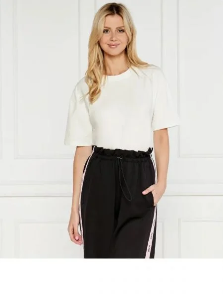 Hugo Tricou SHUFFLE | Oversize fit alb