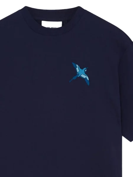 Tricou Axel Arigato cu broderie albastru