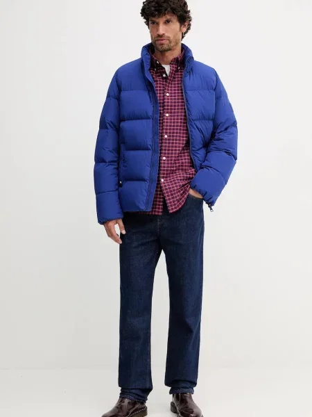 Tommy Hilfiger kurtka puchowa zimowa niebieski
