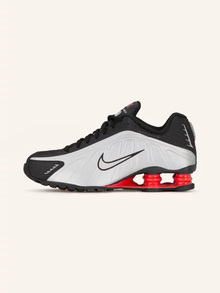 Nike Sneakersy Shox r4 černá/ stříbrná černé