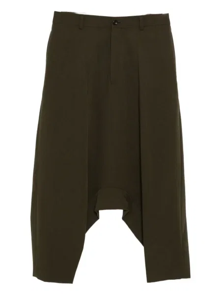 Vunene kratke hlače Comme Des Garçons Homme Plus zelena