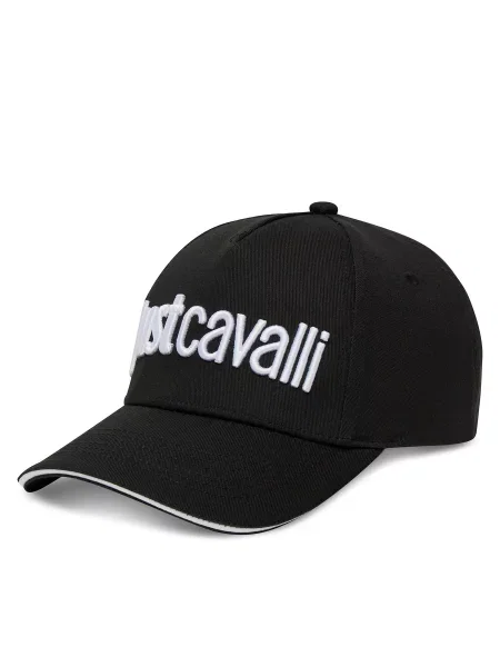 Kapa s šiltom Just Cavalli črna