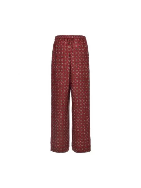 Spodnie Moschino czerwone