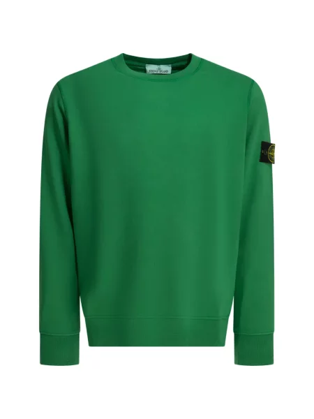 Pulover Stone Island cu strasuri verde