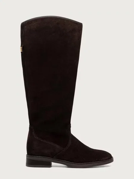 Steve Madden čižmy dámske semišové Vlora hnedá