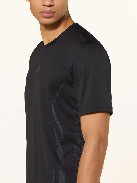 Adidas Tričko Airchill / tmavě šedá černá