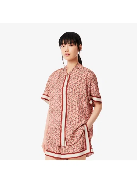 Рубашка Lacoste бежевая