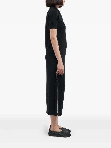 Rochie midi Maria Mcmanus până la genunchi de costum negru
