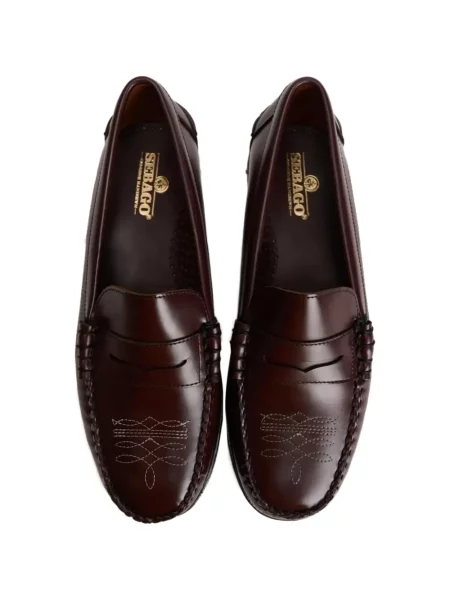 Pantofi loafer Sebago din piele maro