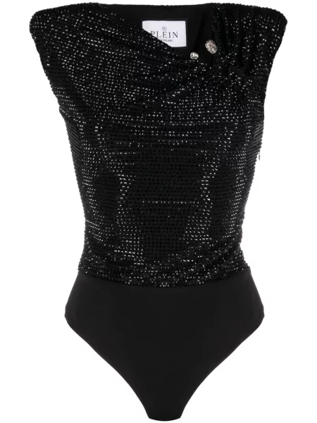Body Philipp Plein de cristal negru