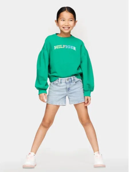 Tommy Hilfiger Džinsiniai šortai Nora mėlyna