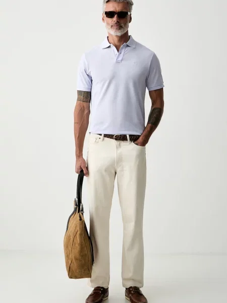 Tricou polo Hackett London violet