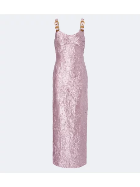 Rochie Versace din satin roz