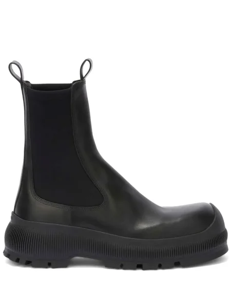 Botine Jil Sander din piele negru