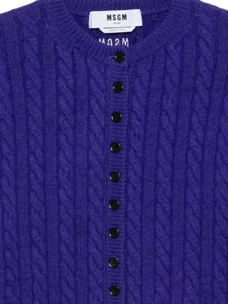 Cardigan Msgm tricotate violet