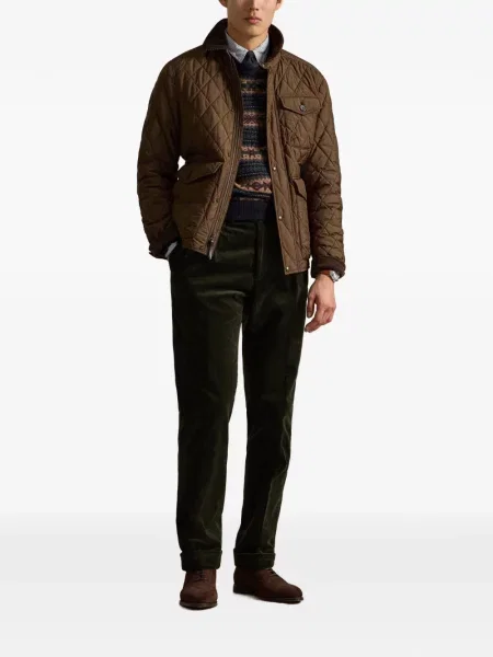 Șosete Polo Ralph Lauren cu model herringbone cu broderie plasă albastru