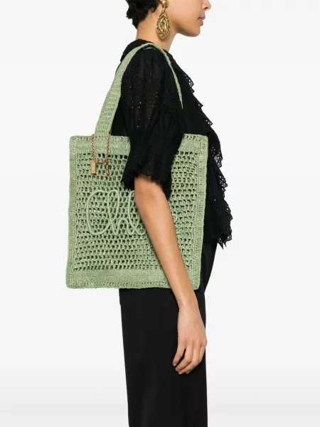 Geantă Chloé verde
