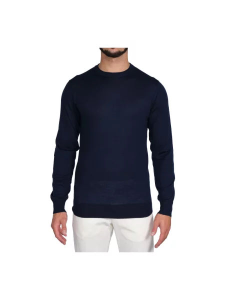Sweter L.b.m. 1911 z okrągłym dekoltem niebieski