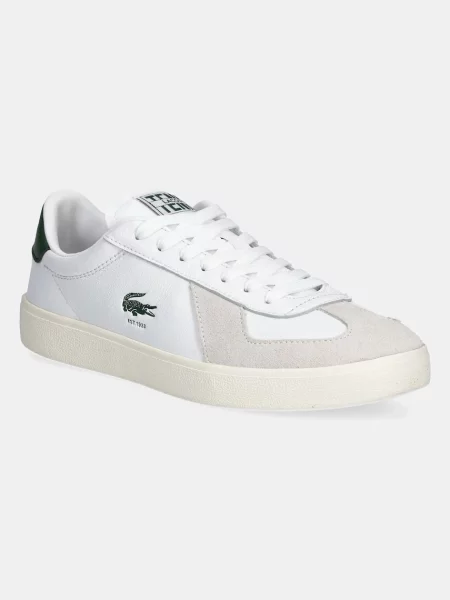Сникърси LACOSTE Baseshot Pro White/ Off White EUR 43 бяло