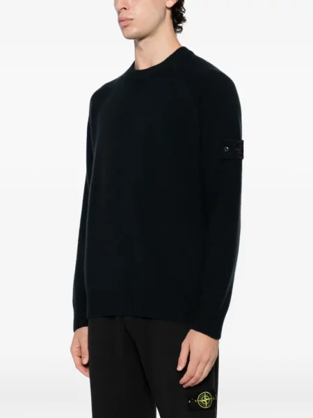 Pulover Stone Island cu strasuri albastru