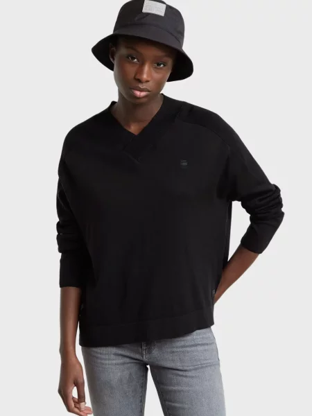 Вовняний светр G-star Raw чорний