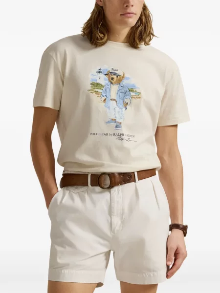 Scurt cămașă Polo Ralph Lauren cu cordon tricotate albastru