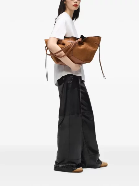 Τσάντα shopper Karl Lagerfeld σουέτ καφέ