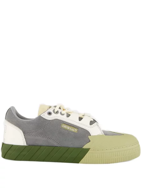 Sneakerși Off-white din piele alb