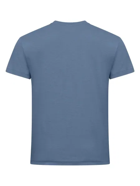 Clique New Classic-T koszulka z ringspun cotton współczesny krój – Steel niebieska
