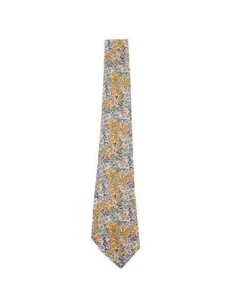 Cravată Paul Smith cu model floral galben