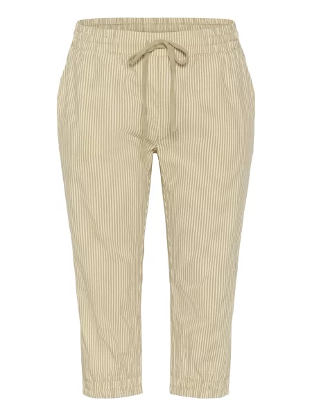 KAFFE CURVE Pantaloni KCNana ecru / închis bej