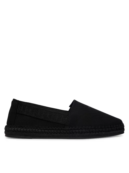 Espadrilky Calvin Klein Webbing triple black černé
