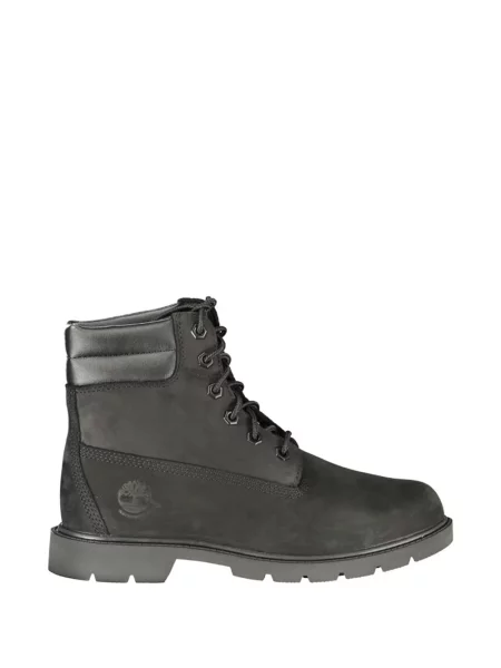 Botine Timberland cu șireturi din dantelă negru