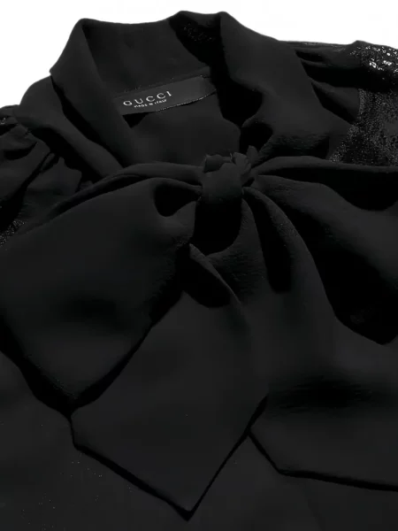 Cămașă Gucci de mătase negru