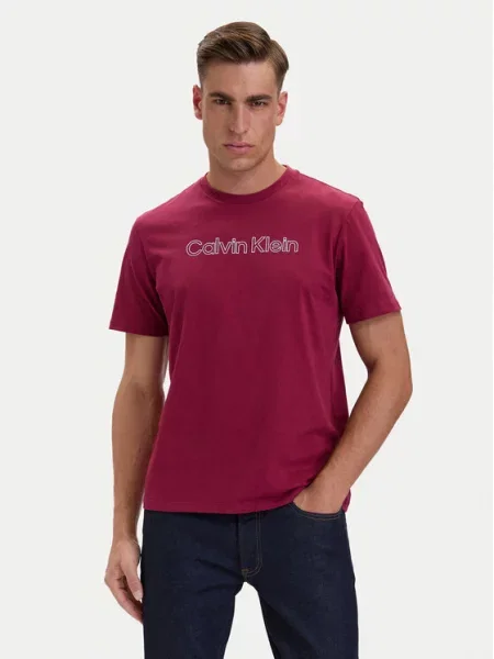 Тениска Calvin Klein с автограф
