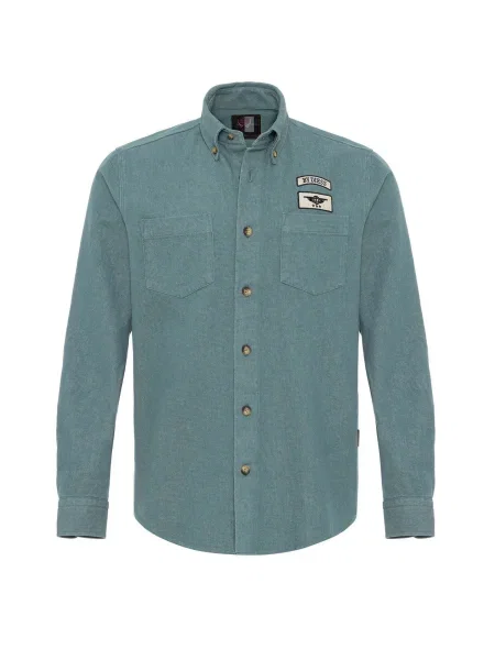 By Diess Collection Košulja sivkasto zelena