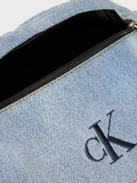 Поясна сумка Calvin Klein Jeans блакитна
