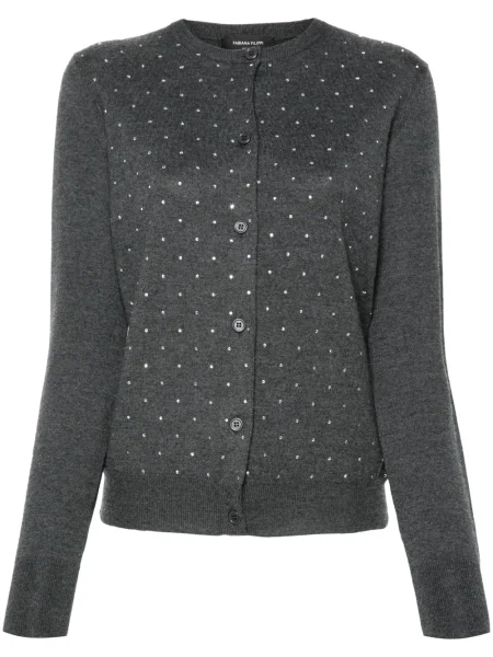 Cardigan Fabiana Filippi de lână gri