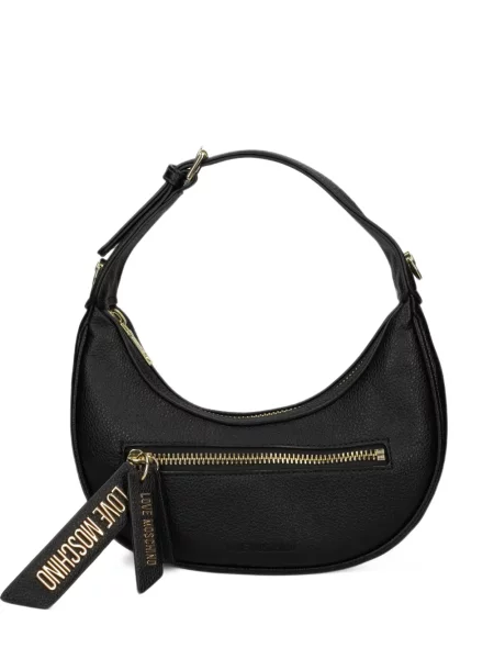 Geantă Love Moschino cu autograf negru