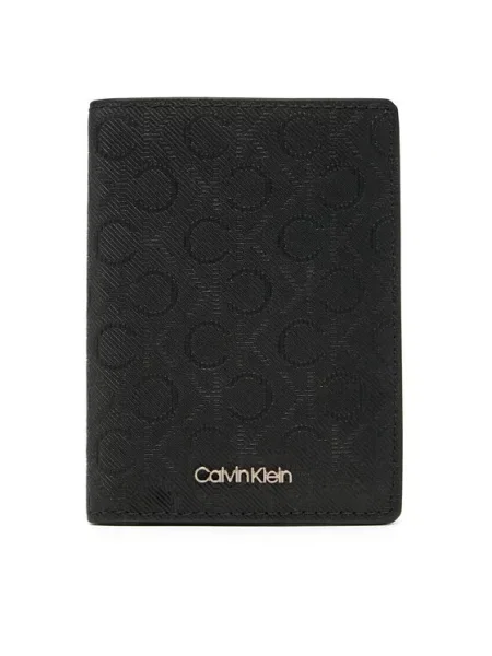 Usnjena denarnica Calvin Klein črna
