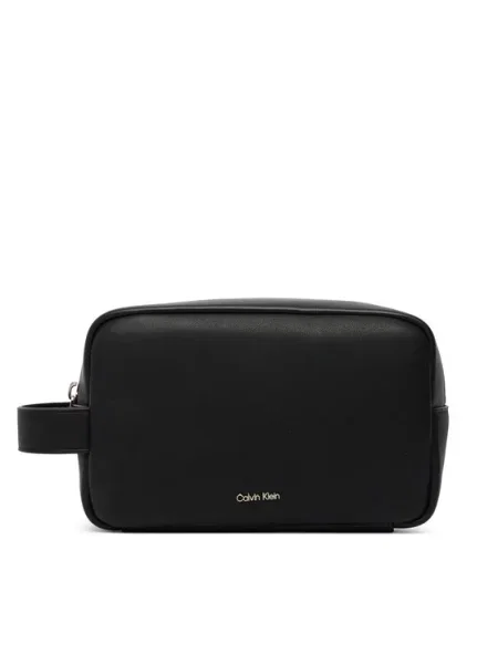 Τσάντα Calvin Klein με αυτόγραφο μαύρο