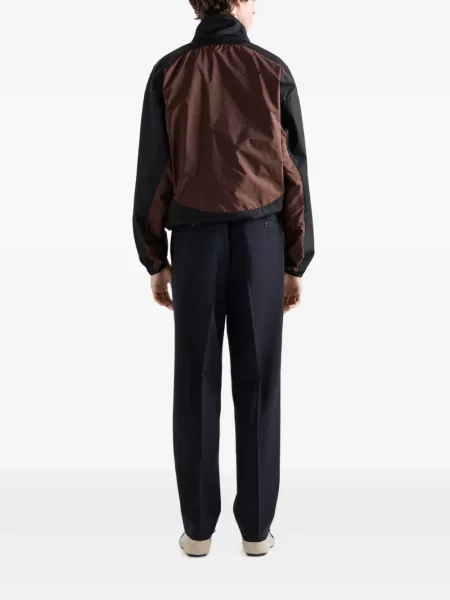Pantaloni Prada de lână albastru