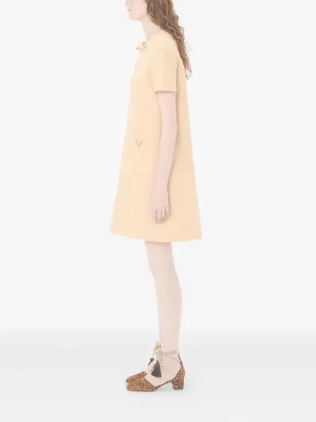 Rochie mini Valentino Garavani de lână scurtă de costum
