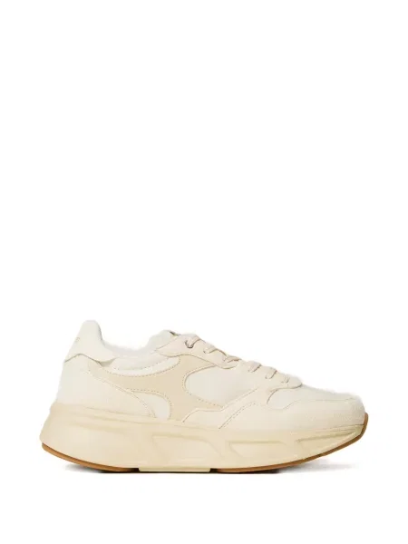 Sneakerși Twinset cu șireturi din dantelă