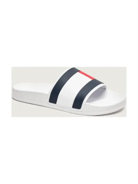 Șlapi Tommy Hilfiger alb