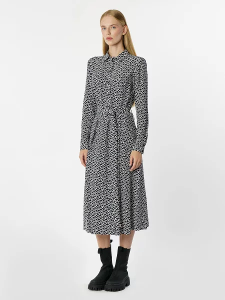 Arber Сукня міді Білий/чорний біла