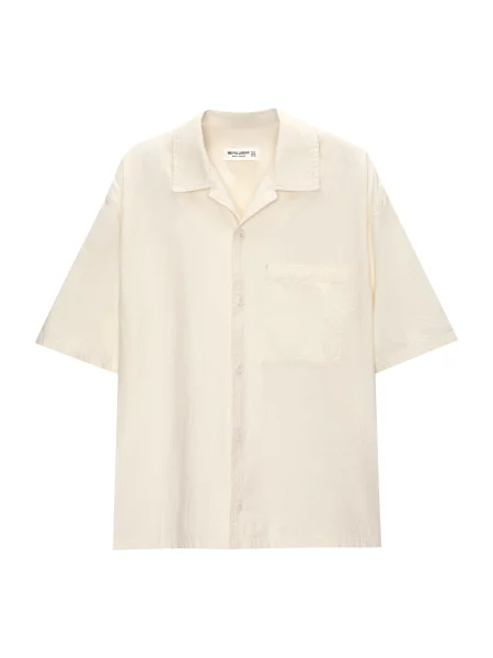 Pull&Bear Cămașă nisipiu